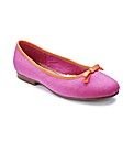 Heavenly Soles Bow Ballerina Pumps EEE