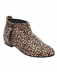Simply Be Zip Ankle Boots E Fit