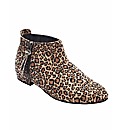 Simply Be Zip Ankle Boots E Fit