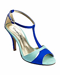 Simply Be Colour Block Sandals EEE Fit