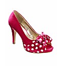 Simply Be Peep Toe Platform Shoes EEE