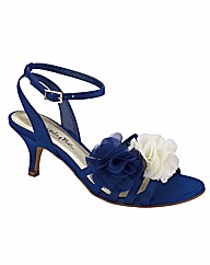 Simply Be Flower Strappy Shoes E Fit
