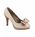 Simply Be Bow Trim Court Shoes E Fit