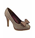 Simply Be Bow Trim Court Shoes EEE Fit