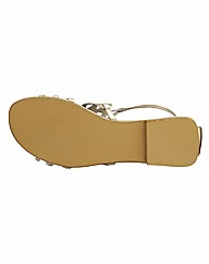 Simply Be Flat Sandals EEE Fit
