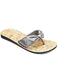 Simply Be Toepost Sandal EEE Fit