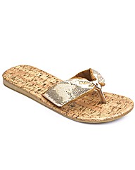 Simply Be Toepost Sandal E Fit
