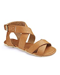 Simply Be Gladiator Sandals E Fit