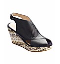 Emotion Slingback Wedge Shoes E Fit