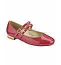 Marble Ink Mary Jane Ballerina Pumps E