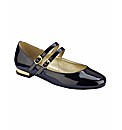 Marble Ink Mary Jane Ballerina Pump EEE