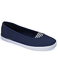 Simply Be Elasticated Pumps EEE Fit