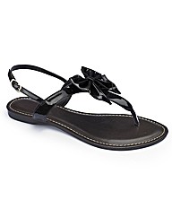 Simply Be Bow Toepost- EEE Fit