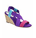 Heavenly Soles Wedge Sandals E Fit