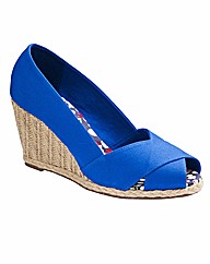 Simply Be Cross Over Wedges Shoes E Fit