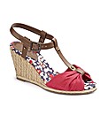 Simply Be T-Bar Wedge Sandals EEE Fit