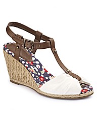Simply Be T-Bar Wedge Sandals EEE Fit