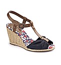 Simply Be T-Bar Wedge Sandals EEE Fit
