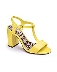 Simply Be Block Heel Sandals EEE Fit