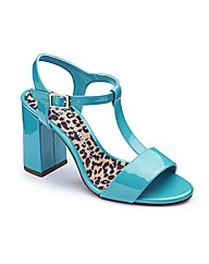 Simply Be Block Heel Sandals EEE Fit