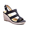 Simply Be T-Bar Wedge Sandals E Fit