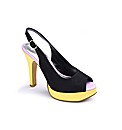 Bespoke Peep Toe Platform Shoes E Fit