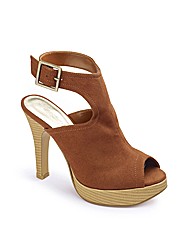 Grazia Peep Toe Platform Shoes E Fit