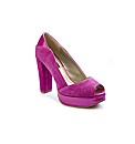 Anna Scholz Peep Toe Platform Shoes EEE