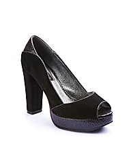 Anna Scholz Peep Toe Platform Shoes E