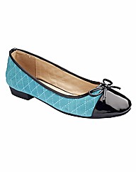 Natures Own Quilted Ballerina Pumps E