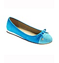 Simply Be Toe Cap Ballerina Pumps E Fit