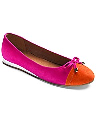 Simply Be Ballerina Pumps EEEEE Fit