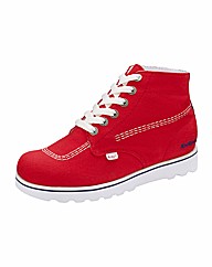 Kickers Canvas Ankle Boots