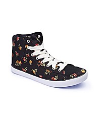 Joe Browns Floral Hi Top Trainers EEE
