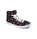 Joe Browns Floral Hi Top Trainers EEE