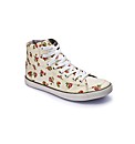 Joe Browns Floral Hi Top Trainers EEE