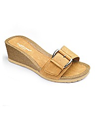 Cushion Walk Buckle Wedge Footbed E Fit
