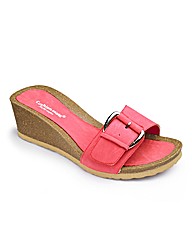 Cushion Walk Buckle Wedge Footbed E Fit