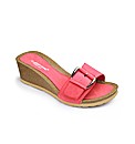 Cushion Walk Buckle Wedge Footbed E Fit