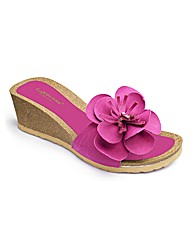Cushion Walk Flower Wedge Footbed E Fit
