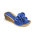 Flower Wedge Footbed EEE Fit