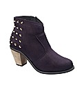 Simply Be Studded Cowboy Boots EEE Fit