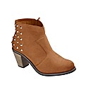 Simply Be Studded Cowboy Boots EEE Fit