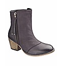 Simply Be Zip Ankle Boots E Fit