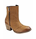 Simply Be Zip Ankle Boots EEE Fit