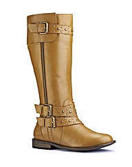 Legroom Studded High leg Boots E Fit