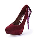 Glitter Heel Court Shoes