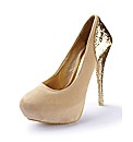 Glitter Heel Court Shoes