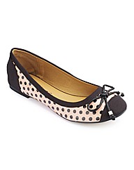 Dolcis Polka Dot Ballerinas D Fit