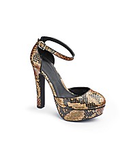 Ankle Strap Platform Shoes E Fit